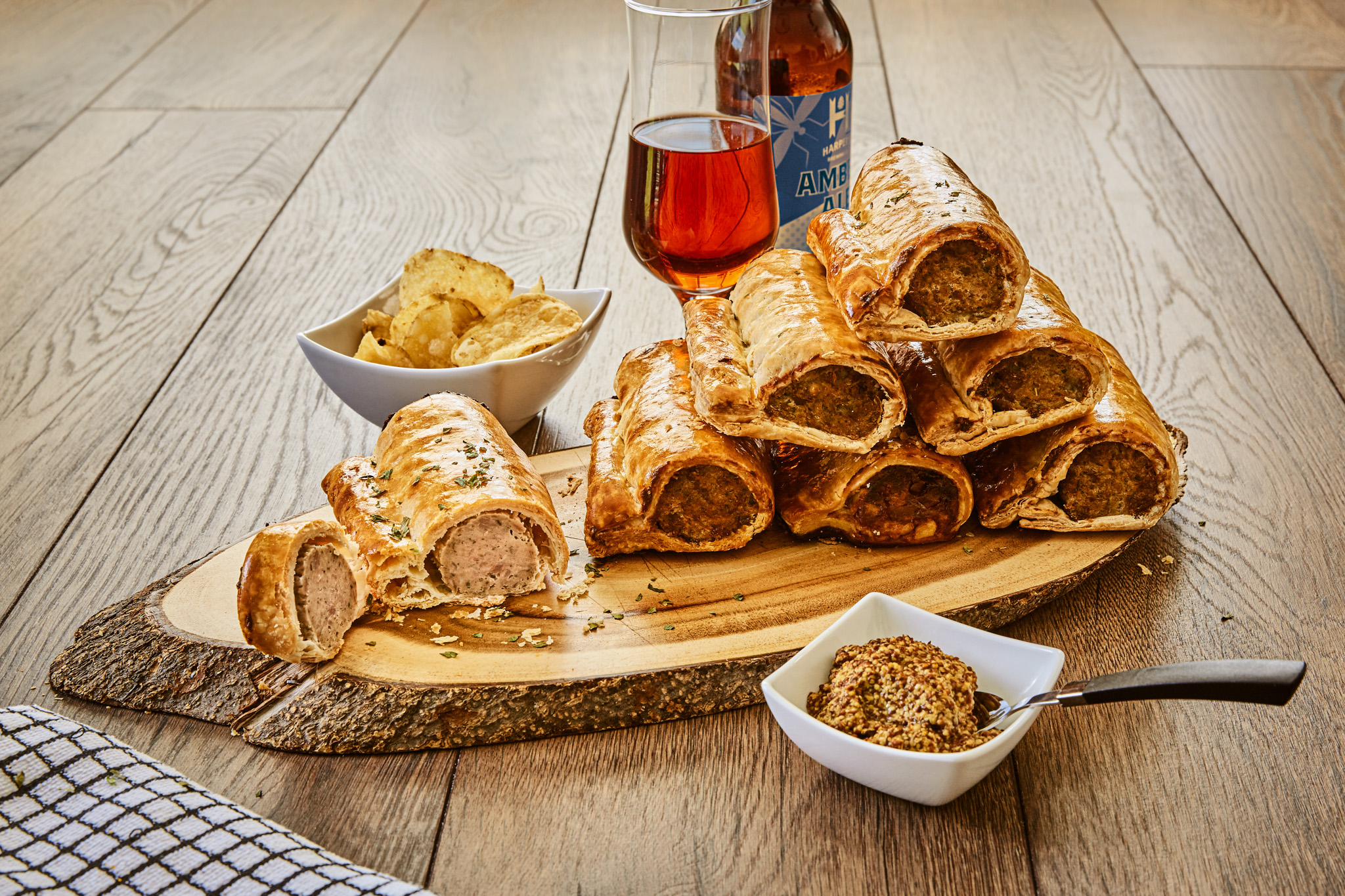 New Pork & Honey Mustard Sausage Roll